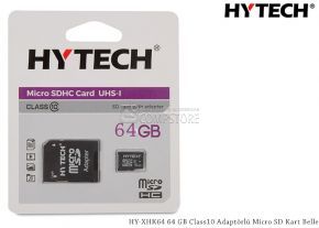 Hytech HY-XHK64 64 GB Micro SD Card With 10 Class Adapter