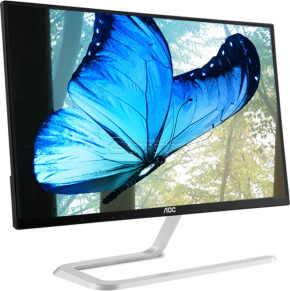 AOC 24 inch IPS Full HD Monitor  (I2481FXH) (HDMI | UltraSlim | UltraNarrow)