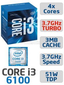 Kompüter CompStar Storm (Gigabyte Z170/ Intel® Core™ i3-6100/ DDR4 8 GB/ SSD 120 GB/ HDD 1 TB/ GeForce GTX1050ti 4 GB)