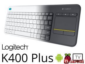 Keyboard Logitech K400 Plus (Wireless Touch)
