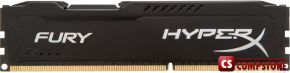 DDR3 Kingston HyperX Fury Black 8 GB 1866 MHz (HX318C10FBK2/16)