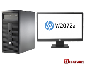 Компьютер HP ProDesk 400 G2 (L9U33EA) (Intel® Pentium® G3250/ DDR3 4 GB/ 500 GB HDD/ DVD RW/ HP W2072a 20")