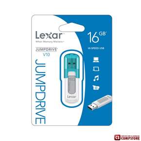 Lexar USB Flash Drive Jumpdrive V10 16 GB (Hi-Speed USB)