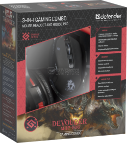 Gaming Set Defender Devourer MHP-006 (Mouse | PAD | Headset)