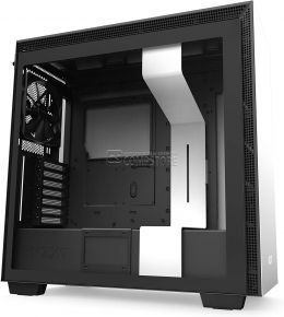 NZXT H710 Matte Black/White Computer Case (CA-H710B-W1.ME)