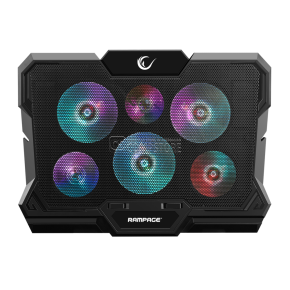 Rampage AD-RC10 X-GUST Black Gaming Cooling Pad