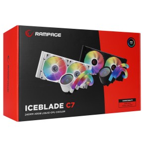 Rampage ICEBLADE C7 240 RGB Liquid CPU Cooler