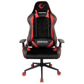 Rampage KL-R9 Alcantara Series Red & Black Gaming Chair