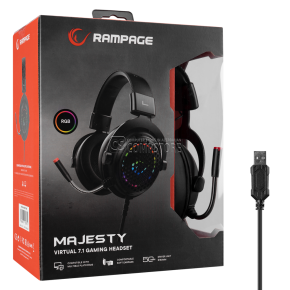 Rampage Majesty 7.1 RGB Gaming Headset