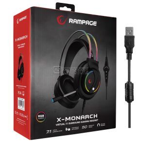 Rampage X-MONARCH 7.1 RGB Gaming Headset