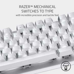 Razer Blackwidow Lite Mercury Mechanical Tenkeyless Mechanical Keyboard (RZ03-02640700-R3M1)