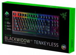 Razer Blackwidow V3 Tenkeyless Gaming Keyboard Yellow Switch (RZ03-03491800-R3M1)