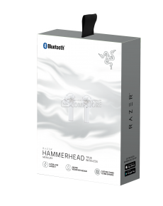 Razer Hammerhead True Wireless Mercury Edition Gaming Earbuds (RZ12-02970500-R3M1)