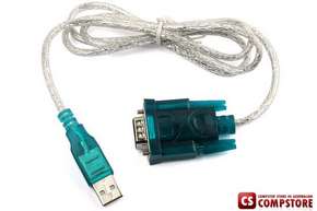 USB to Serial Port RS-232  Serial 9 Pin DB9 Cable Converter Adapter