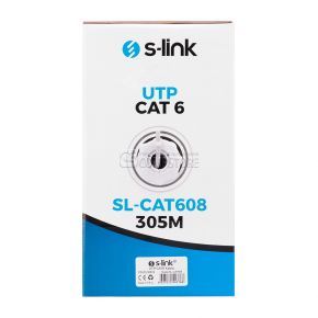 S-Link SL-CAT608 305m Gray UTP CAT6 Cable
