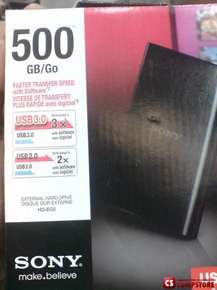 Внешний жесткий диск 2.5" Sony HD-EG5 External Hard Drive 500 GB USB 3.0
