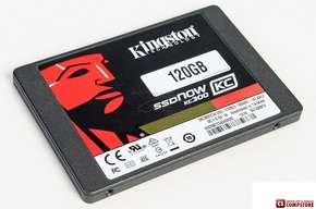 SSD Kingston KC300 120GB / SATA-III  (up to 525/500MBs, SF-2281,MLC,SATA 6GBs)