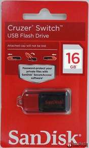 Sandisk Cruzer Switch 16 GB USB Flash Drive