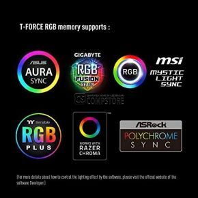DDR4 Team Group T-FORCE Delta TUF Gaming Alliance RGB 32 GB 3200 MHz (16x2) (TF9D432G3200HC16CDC01)