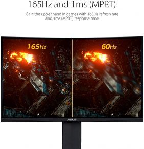 ASUS TUF VG24VQR 23.6-inch 165 Hz Curved Gaming Monitor