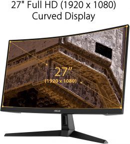 ASUS TUF VG27VH1BR 27-inch 165Hz Curved Gaming Monitor