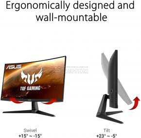ASUS TUF VG27WQ1B 27-inch 165 Hz Curved Gaming Monitor
