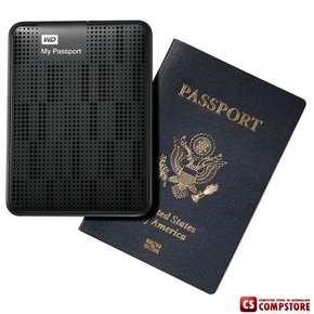 Жесткий диск Western Digital My Passport 1 TB WDBBEP0010BBK Черный, 2.5 дюйма WD Passport External DUAL USB 2.0/3.0  5 Gb/s (Max)