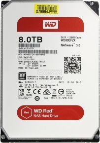 HDD WD RED NAS 8 TB (WD80EFZX) 128 MB Cache