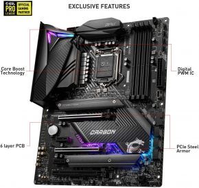 MSI MPG Z490 Gaming Carbon WIFI Mainboard