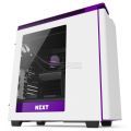 NZXT H440  White/Purple Windowed Mid Tower Gaming Case (CA-H442W-W2)