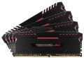 DDR4 Corsair Vengeance® LED 64GB (4 x 16GB) DDR4 DRAM 3000MHz C15 Memory Kit - Red LED (CMU64GX4M4C3000C15R)