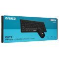 Everest Elite Black KB-BT72 Bluetooth Keyboard & Mouse