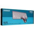 Everest Elite Rose Gold KB-BT72 Bluetooth Keyboard & Mouse