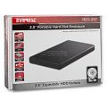 Everest HD3-257 External 2.5 USB 3.0 HDD Case Black