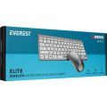 Everest Elite Silver KB-BT72 Bluetooth Keyboard & Mouse