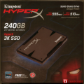 SSD Kingston HyperX 3K 240GB (555/510MBs, 73K, SF-2281, MLC, SATA III)