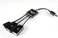 Hytech HY-USBC4 Micro 5 Pin To OTG 3 in 1 Converter