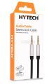 Hytech HY-X72 Black Metal Connection 3.5mm Stereo AUX Cable