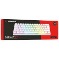 Rampage Radiant K11 White Red Switch Gaming Keyboard