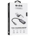 S-link Swapp SW-U3305 Type-C & USB 2.0 Gigabit Ethernet Adapter