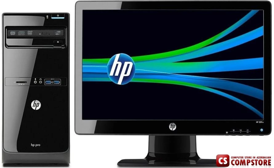 Kompyuter HP Pro 3500 Microtower (C5Y11EA) (Core i3-3230/ HDD 500 GB 7200 rpm/ DDR3 4 GB/ Intel GMA HD4000/ LED 20" HP W2072a/ DVD RW Super Multi/ LAN)