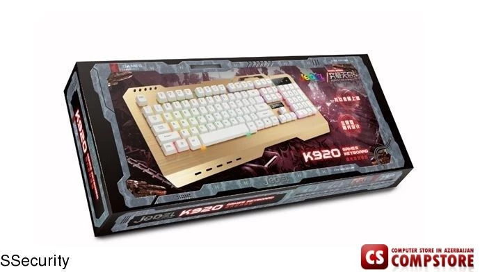 Jedel K920 Aluminum alloy panels led game keyboard