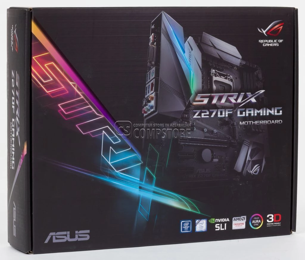 Mainboard ASUS ROG STRIX Z270F GAMING (LGA1151 | DDR4 | DVI | DP | HDMI | M.2 | USB 3.1)
