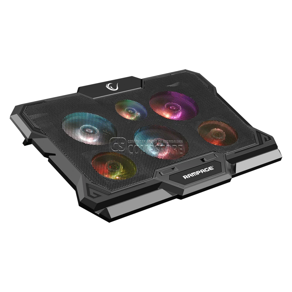 Rampage AD-RC10 X-GUST Black Gaming Cooling Pad