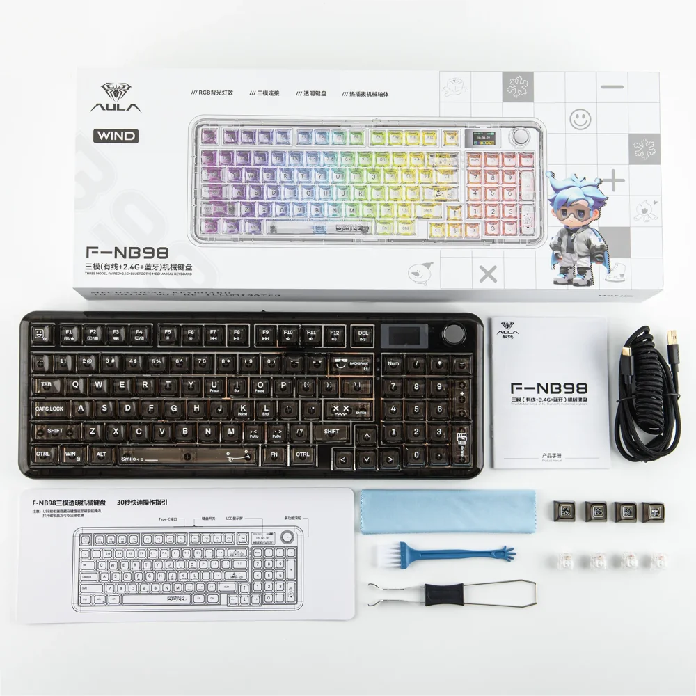 AULA F-NB98  96% Wireless Mechanical Keyboard