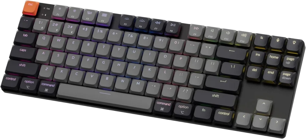 Keychron K1 Version 6 Red Switch Keyboard (K1X-A1-AZ) Mechanical Keyboard
