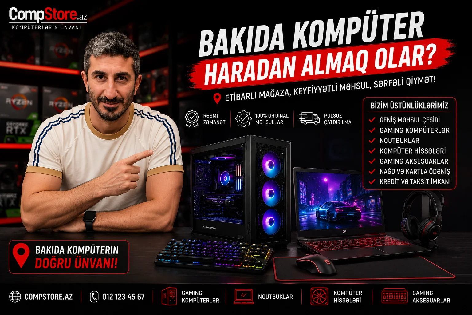 Bakida Komputer Haradan Almaq Olar?