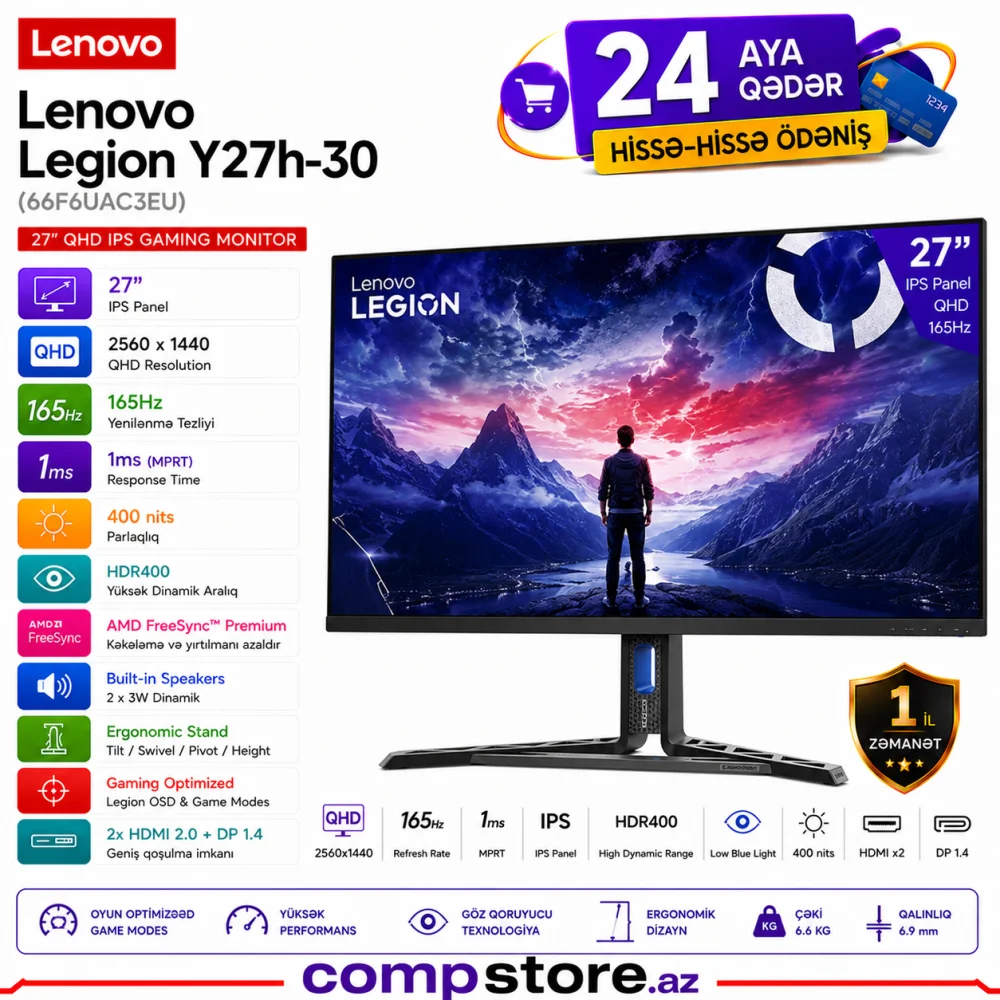 Lenovo Legion Y27h-30 (66F6UAC3EU) Monitor
