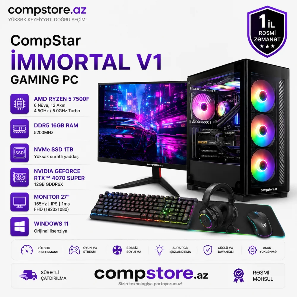 CompStar Immortal V1 Gaming PC