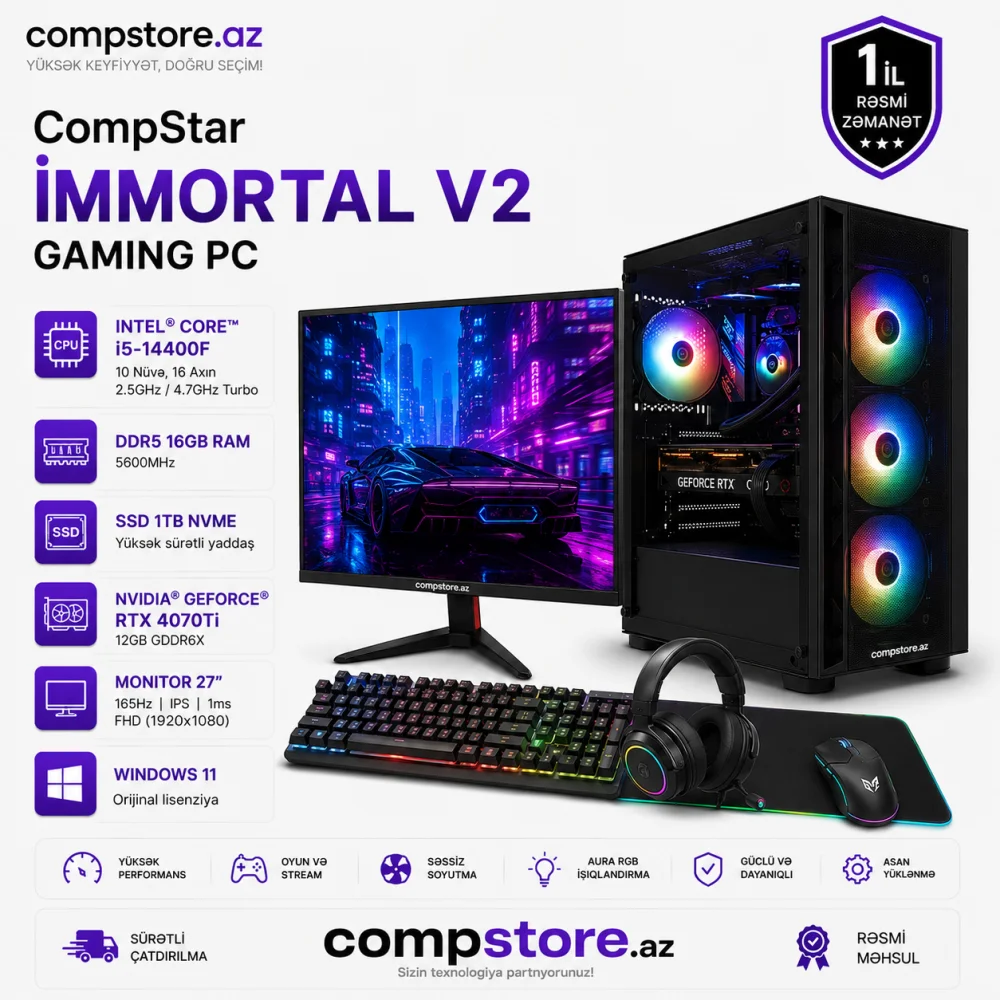 CompStar Immortal V2 Gaming PC